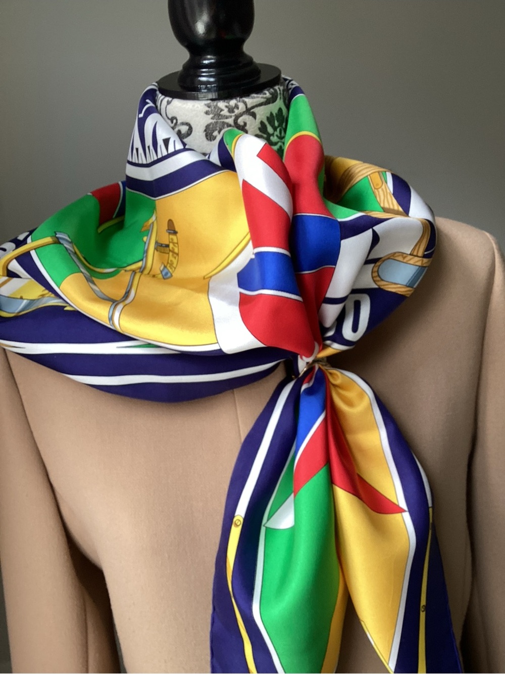 Vintage Hermes Silk Scarf
